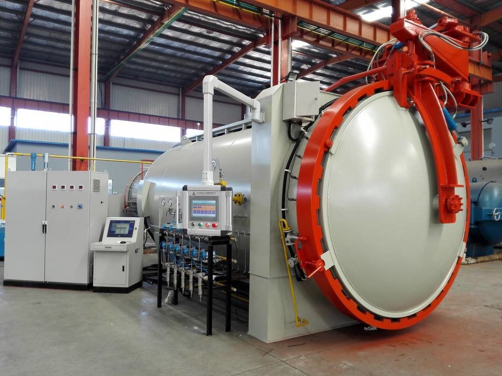 De horizontale Autoclaaf van de Tankhoge druk met Opblaasbare Verbindingen/Omloopventilator en Nauwkeurig Temperatuurcontrolemechanisme