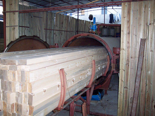 2.0X12M Houten Onderdompelende de Behandelingsreactor van de Hoge drukautoclaaf met PLC van Siemens Configuratiescherm voor Houten Impregnatie